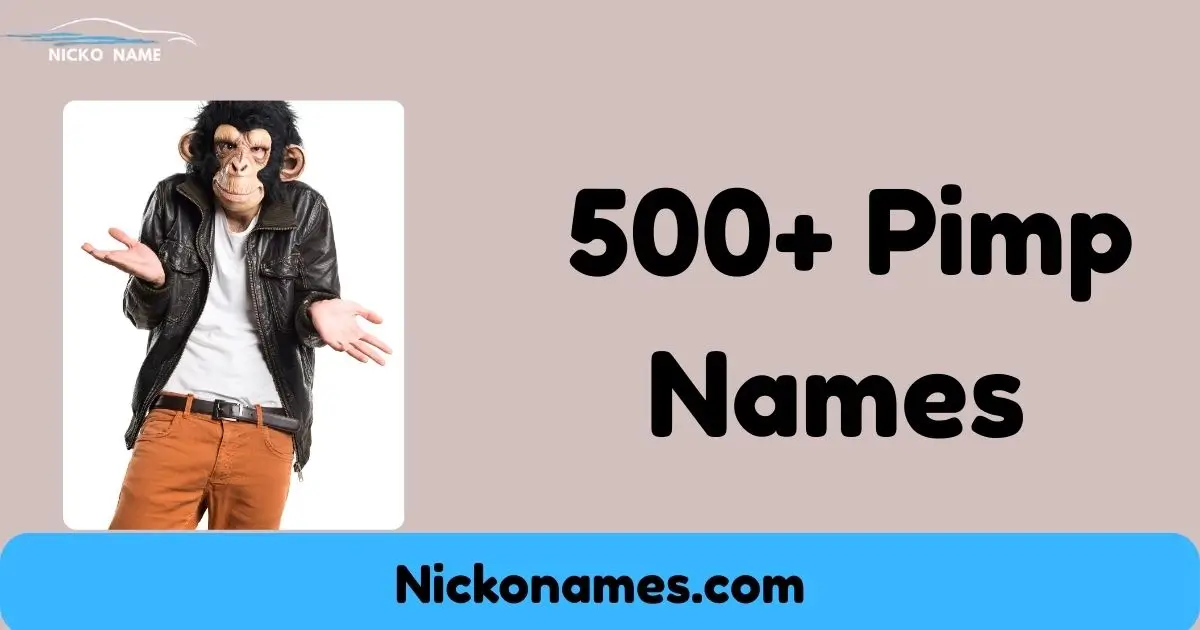 A collection of funny and unique pimp names for characters, social media, and gaming.