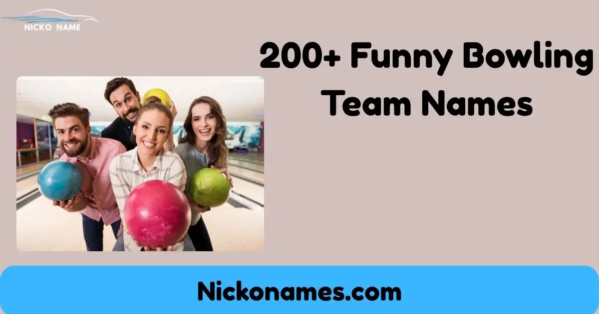 Funny Bowling Team Names for Leagues and Friends