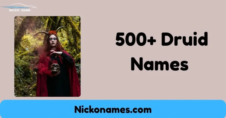 Druid Names