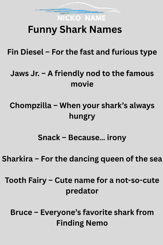 Funny Shark Names