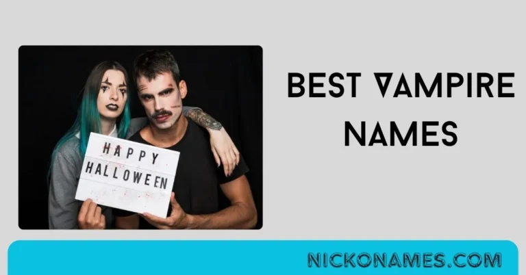 Best Vampire Names