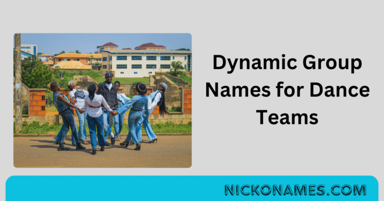 Dynamic Group Names for Dance Teams: Fun, Catchy & Full of Energy