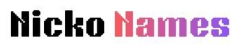 Nicko Names